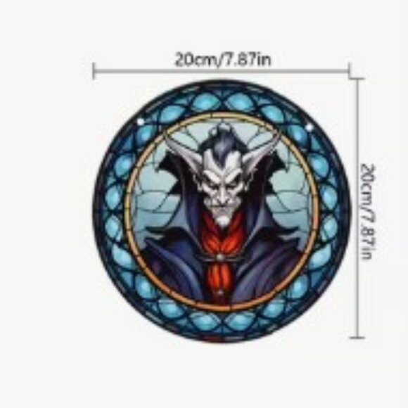 Other - 1pc, 7.87inch Acrylic, Vampire Suncatcher Window, Wall Hanging. Halloween Decor